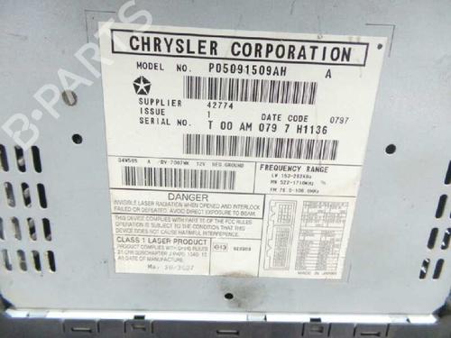 Radio JEEP PATRIOT (MK74)  | BP5713277E6 
