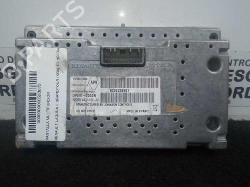 Display monitor RENAULT LAGUNA II Grandtour (KG0/1_) 1.9 dCi (KG1V) | BP6965361C48 