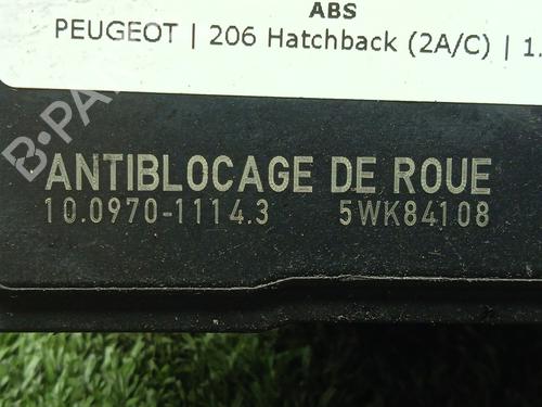 ABS Bremseaggregat PEUGEOT 206 Hatchback (2A/C) 1.4 HDi eco 70 | BP30626228M43