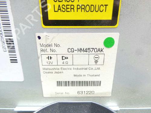 Radio MAZDA 6 Hatchback (GG) 2.0 DI (GG14) | BP5711850E6 