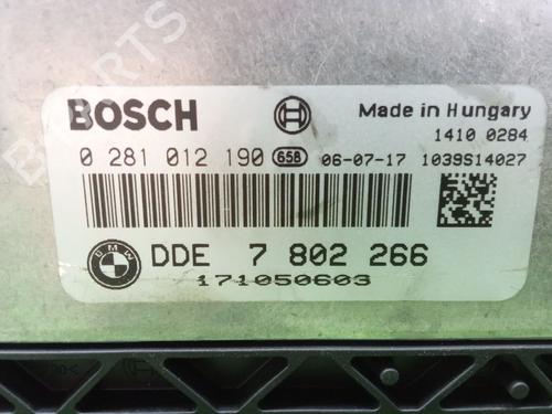 Engine control unit (ECU) BMW 5 (E60) 525 d | BP39074845M57 - Image 3
