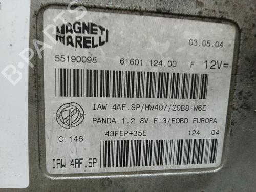 Engine control unit (ECU) FIAT PANDA (169_) 1.2 (169.AXB11, 169.AXB1A) | BP22733535M57 