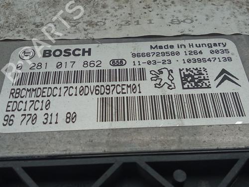 Engine control unit (ECU) CITROËN C4 II (NC_) 1.6 HDi 90 | BP38173862M57 - Image 4