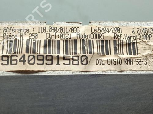 Instrument cluster PEUGEOT 106 II (1A_, 1C_) 1.5 D | BP29475745C47 