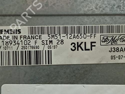 Engine control unit (ECU) FORD FOCUS II (DA_, HCP, DP) 1.6 | BP29432609M57 