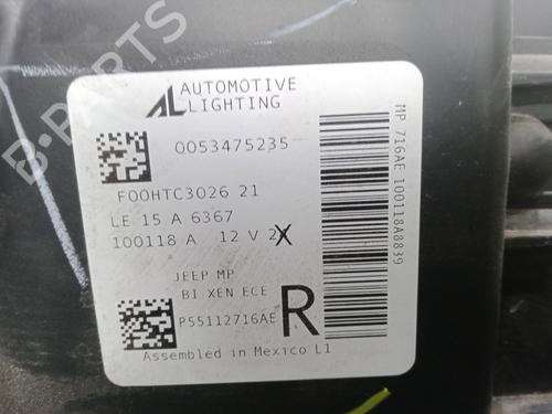 Right headlight JEEP COMPASS (MP, M6, MV, M7) 1.4 MultiAir 4x4 | BP36111573C29 - Image 4