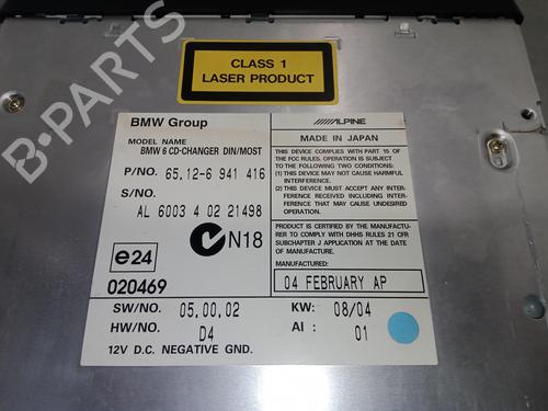Radio BMW 6 Convertible (E64) 645 Ci | BP10105262E6 