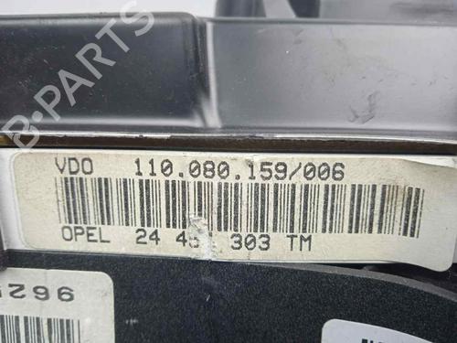 Instrument cluster OPEL ASTRA G Hatchback (T98) 1.6 16V (F08, F48) | BP7248089C47 