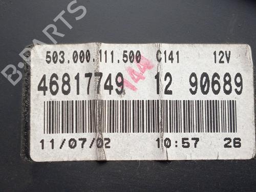 Instrument cluster FIAT DOBLO Box Body/MPV (223_) 1.9 D (223ZXB1A) | BP24455305C47 
