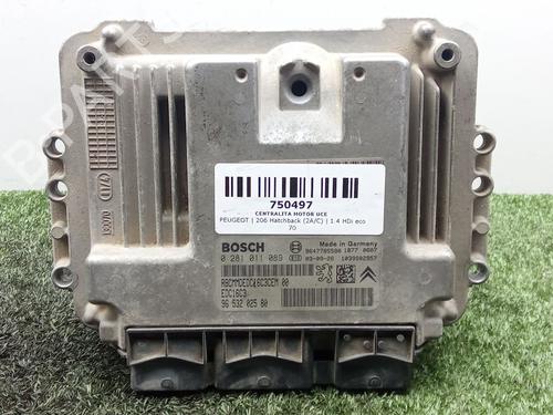 Used Engine control unit (ECU) PEUGEOT 206 Hatchback (2A/C) 1.4 HDi eco 70 (68 hp) 31801368