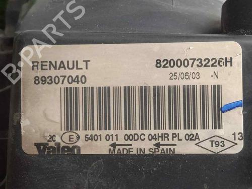 Right headlight RENAULT MEGANE II (BM0/1_, CM0/1_) 1.9 dCi (BM0G, CM0G) | BP19662879C29 