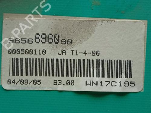 Instrument cluster PEUGEOT PARTNER Box Body/MPV (5_, G_) 1.9 D | BP28579504C47 