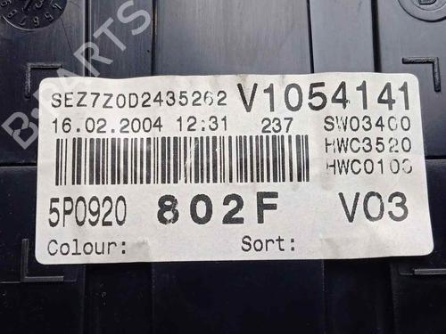 Instrument cluster SEAT ALTEA (5P1) 1.6 | BP16943556C47 