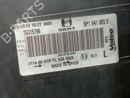 Left headlight SEAT ALTEA (5P1) 1.9 TDI | BP40626367C28 - Image 3