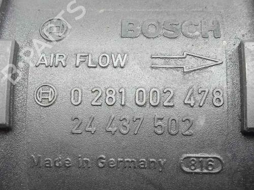 Mass air flow sensor OPEL ZAFIRA A MPV (T98) 2.0 DTI 16V (F75) | BP16588767M95 