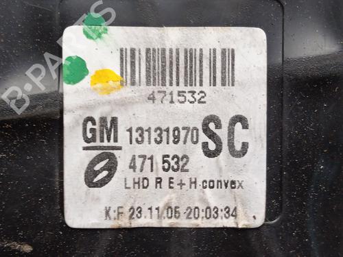 Right mirror OPEL ZAFIRA / ZAFIRA FAMILY B (A05) 1.9 CDTI (M75) | BP26519222C27 