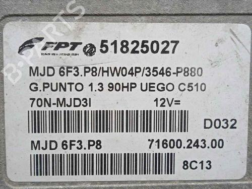Engine control unit (ECU) FIAT GRANDE PUNTO (199_)  | BP12210420M57 