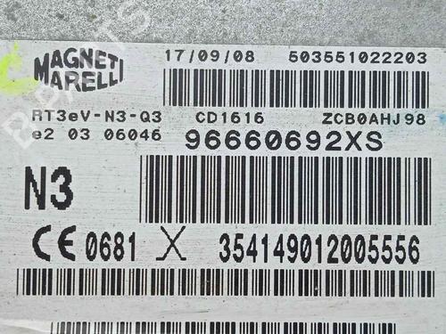 Radio PEUGEOT 607 (9D, 9U)  | BP28819142E6 