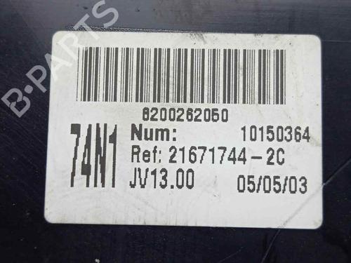 Control unit RENAULT LAGUNA II (BG0/1_) 1.9 dCi (BG08, BG0G) | BP15607980M11 
