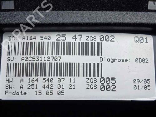 Instrument cluster MERCEDES-BENZ M-CLASS (W164)  | BP17456175C47 