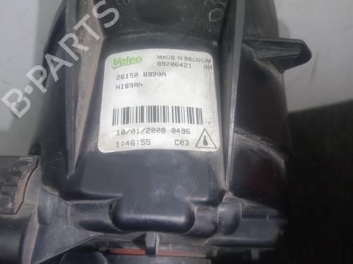 Højre Foran Tågelygte NISSAN QASHQAI I (J10, NJ10) 2.0 dCi | BP29965094C31 