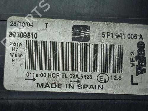 Left headlight SEAT ALTEA (5P1) 2.0 TDI 16V | BP31860021C28