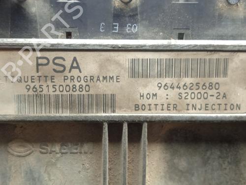 Engine control unit (ECU) PEUGEOT 206 Hatchback (2A/C) 1.4 i | BP31038281M57