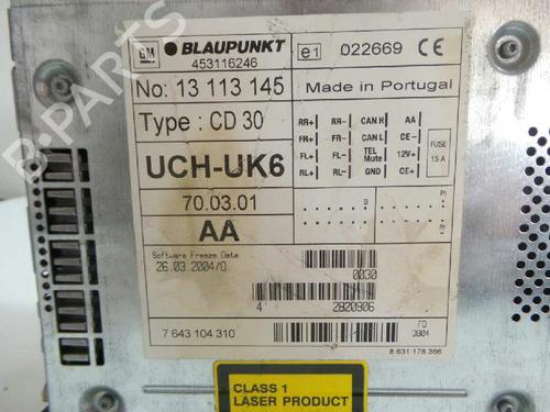 Bilradio OPEL CORSA C (X01) 1.2 Twinport (F08, F68) | BP5728065E6 
