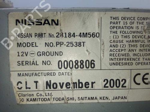 Radio NISSAN X-TRAIL I (T30)  | BP7639103E6 