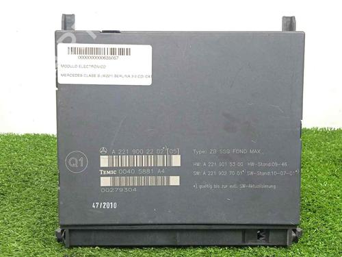 Used Electronic module MERCEDES-BENZ S-CLASS (W221, V221) S 320 CDI (211 hp) 12241602
