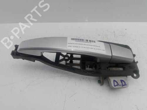 Used Front right exterior door handle OPEL CORSA D (S07) 1.3 CDTI (L08, L68) (90 hp) 22239204