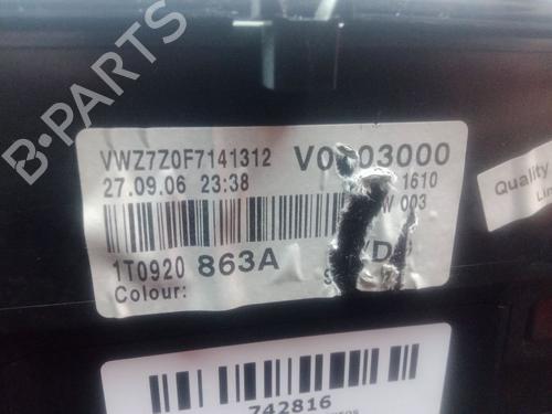 Kombinert Instrument VW CADDY III Box Body/MPV (2KA, 2KH, 2CA, 2CH) 1.9 TDI | BP29972595C47