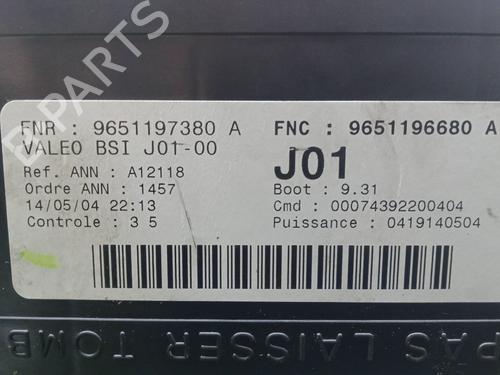 Control unit CITROËN C5 I (DC_) 2.0 HDi (DCRHZB, DCRHZE) | BP34250481M11  - Image 7