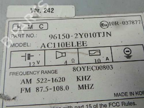 Radio HYUNDAI ix35 (LM, EL, ELH)  | BP6436205E6 