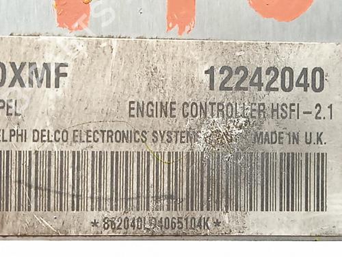 Centralita motor OPEL ASTRA G Hatchback (T98) 1.6 16V (F08, F48) | BP29891877M57 