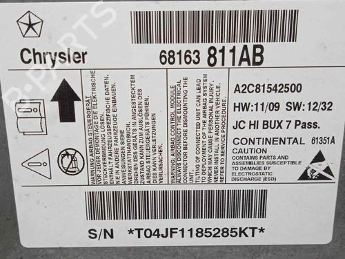 Airbag styreenhed FIAT FREEMONT (345_) 2.0 JTD 4x4 | BP13755632M53 