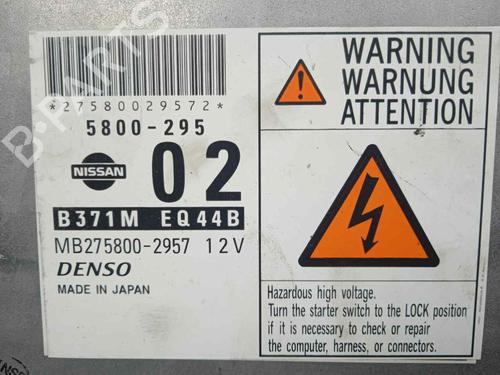 Engine control unit (ECU) NISSAN X-TRAIL I (T30) 2.2 dCi | BP7248105M57 