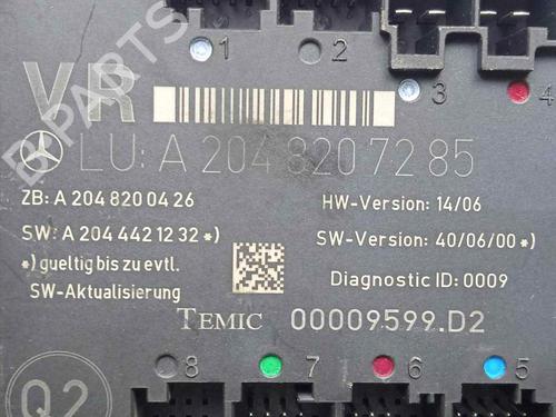 Electronic module MERCEDES-BENZ C-CLASS (W204)  | BP10038404M83 