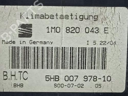 Climate control SEAT TOLEDO II (1M2) 1.9 TDI | BP31971426I5