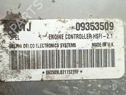 Engine control unit (ECU) OPEL ASTRA G Hatchback (T98) 1.6 16V (F08, F48) | BP30200724M57 
