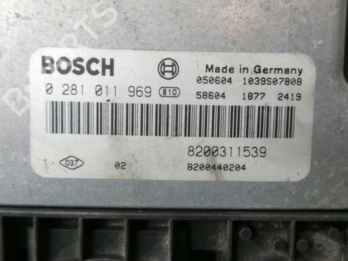 Engine control unit (ECU) RENAULT LAGUNA II (BG0/1_)  | BP7017733M57 