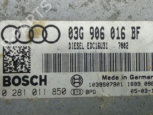 Engine control unit (ECU) AUDI A6 C6 (4F2) 2.0 TDI | BP37198608M57 - Image 2