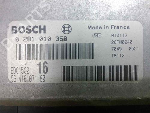 Engine control unit (ECU) CITROËN XSARA PICASSO (N68) 2.0 HDi | BP10756775M57 