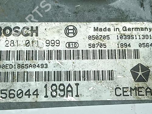 Computer motormanagement JEEP GRAND CHEROKEE III (WH, WK) 3.0 CRD 4x4 | BP29115669M57