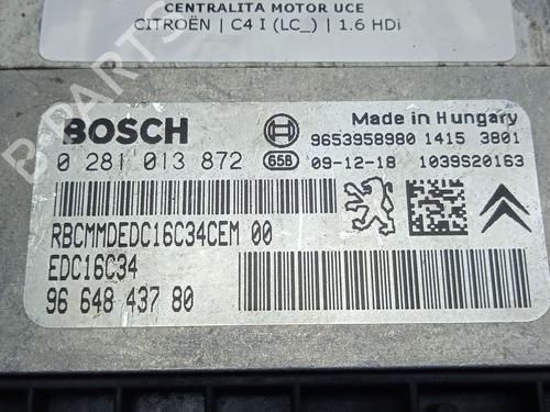 Engine control unit (ECU) CITROËN C4 I (LC_) 1.6 HDi | BP26562155M57 
