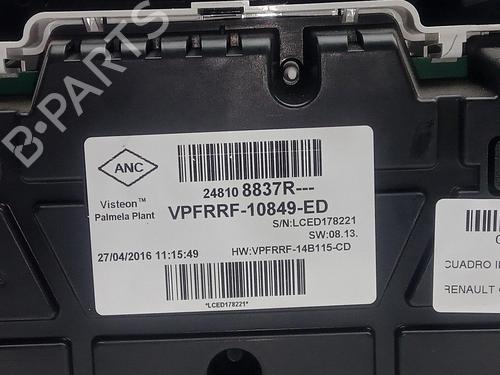 Instrument cluster RENAULT CLIO IV (BH_)  | BP16350062C47 