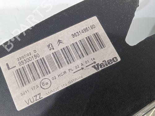 Left headlight CITROËN XSARA PICASSO (N68) 2.0 HDi | BP27335045C28 