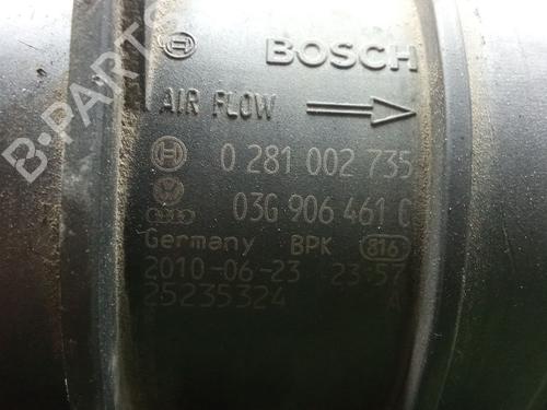 Mass air flow sensor SEAT EXEO (3R2) 2.0 TDI | BP38436062M95 - Image 3