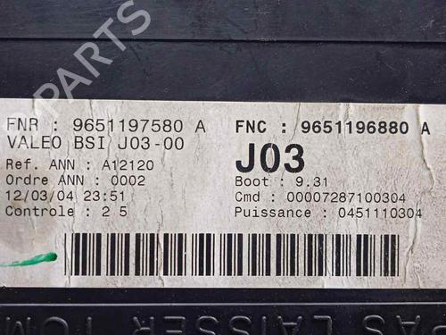 Control unit PEUGEOT 307 SW (3H) 2.0 HDI 110 | BP18326445M11 