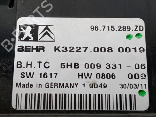 Climate control CITROËN C5 III (RD_) 1.6 HDi 110 (RD9HL0, RD9HR8, RD9HRA) | BP34223636I5  - Image 5